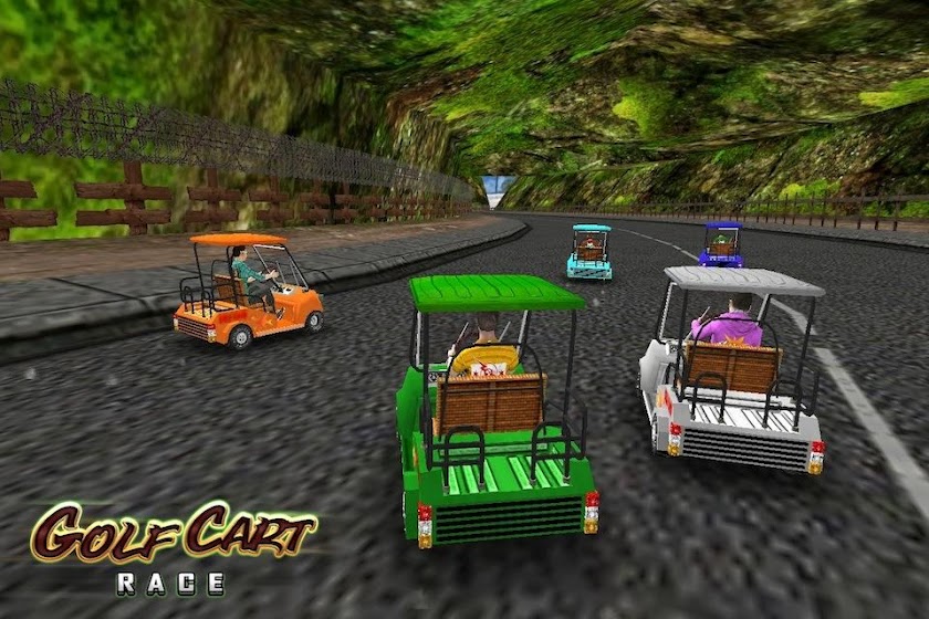 Golf Cart Race Screen 2
