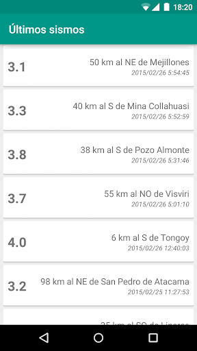 Sismos Chile