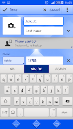 Sparkle Blue 2 Xperien Theme poster 5