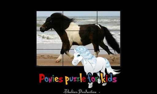 pony puzzle for kids