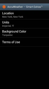 AccuWeather - Sony SmartWatch - screenshot thumbnail