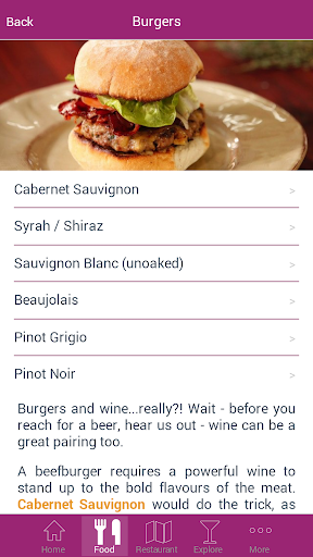 【免費生活App】Grappled - food & wine pairing-APP點子