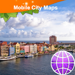 Curacao Street Map logo