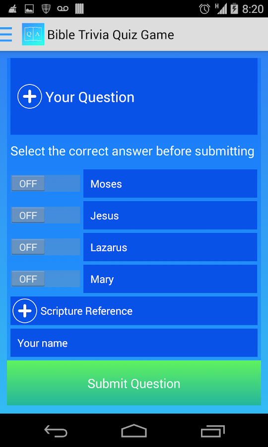Bible Trivia Game Free Android Apps on Google Play