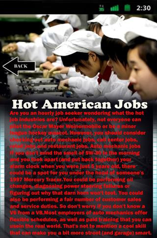 Hot American Jobs