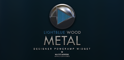 Изображения Poweramp Widget Lightblue Wood на ПК с Windows