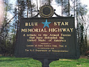 Blue Star Memorial Highway Marker