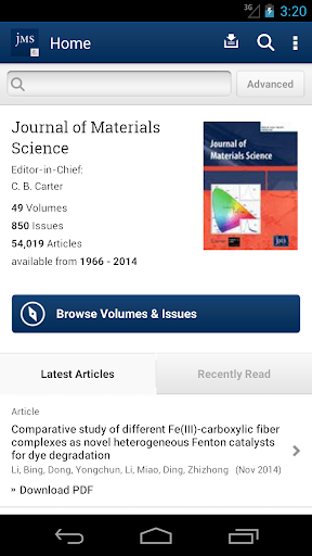 Journal of Material Science