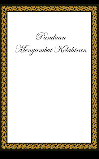 Panduan Menyambut Kelahiran