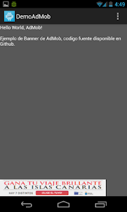 AdMob Sample Screenshots 0