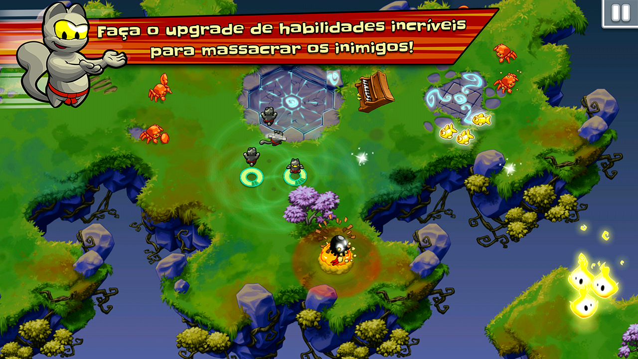 Ninja herói Cats - Screenshot