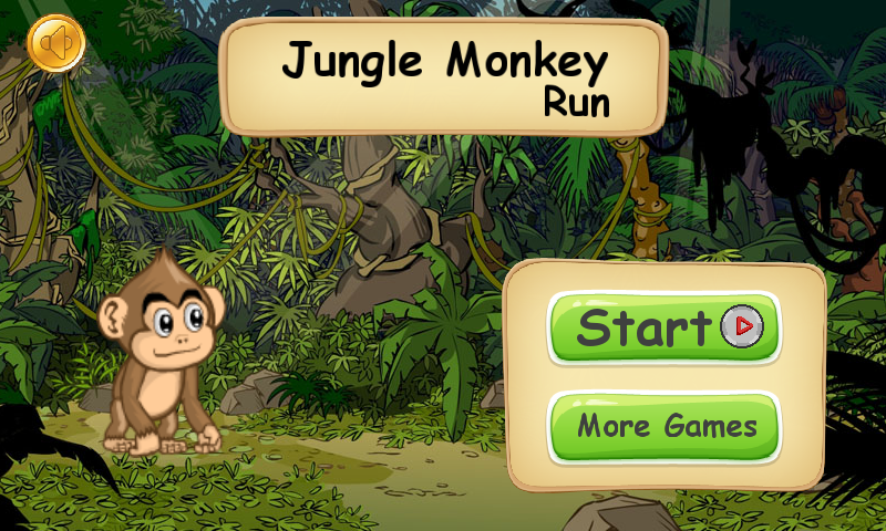 Jungle Monkey Run Screen 1