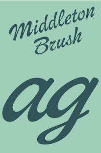 免費下載娛樂APP|Middleton Brush Flipfont app開箱文|APP開箱王