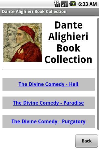 Dante Alighieri Collection Screen 3