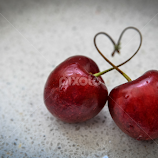 Heart Shaped Cherries by Alexander Zacharov -  