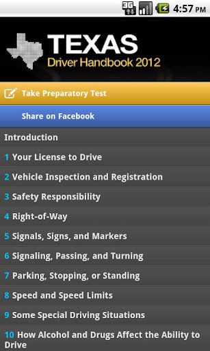 Driver Handbook - Texas