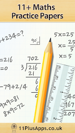 11+ Maths Practice Papers poster 1