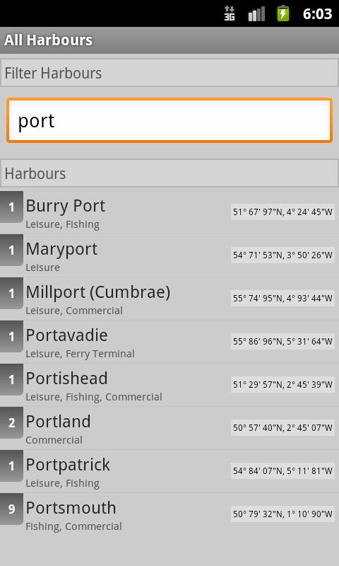 Harbours, Marinas &amp; Quays UK Screen 2