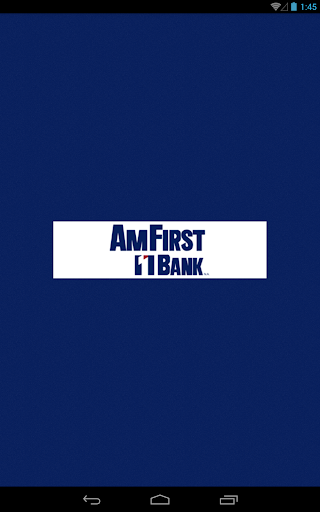 AmFirst Bank Anywhere - Tablet