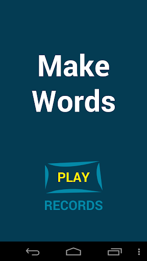 【免費拼字App】Make Words-APP點子