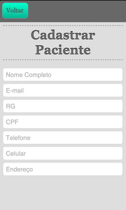 iPront - Gerenc. de Pacientes Screen 2