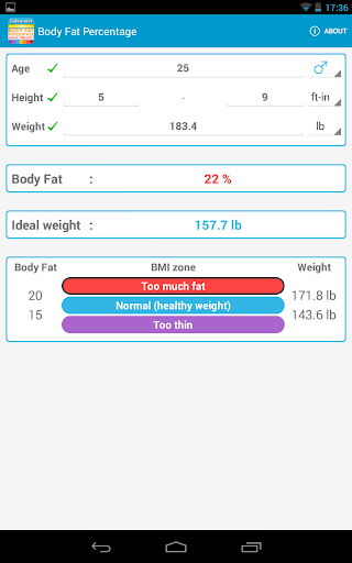 【免費健康App】Body Fat % Calculator-APP點子