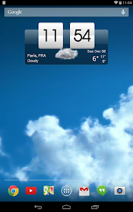 Sense Flip Clock & Weather