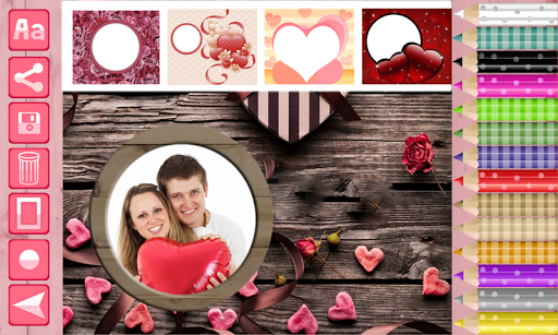 Valentine’s photo frames