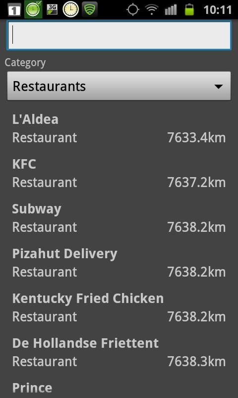 Android application Curacao Offline mappa Map screenshort