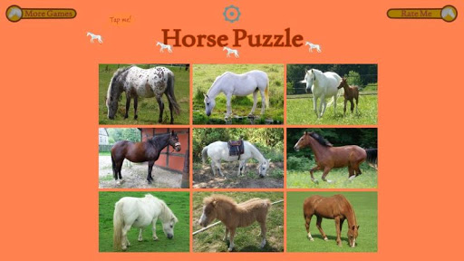 子供のための馬のパズル
