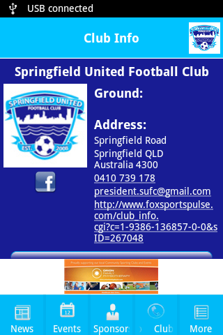 【免費運動App】Springfield United FC-APP點子