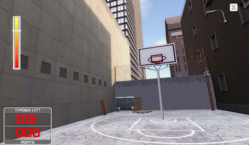 Android application VR Basketball screenshort