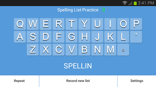 Spelling Test Practice