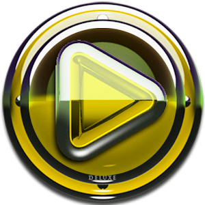 Poweramp skin Yellow Glas luxe