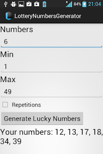 Free Download Lucky Lottery Number Generator APK for Android
