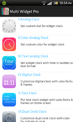 Multi Clock Widget