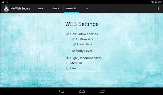 Me Web Secure Pro - screenshot thumbnail