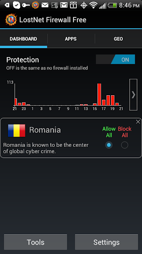 LostNet NoRoot Firewall