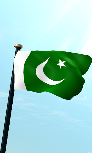 巴基斯坦旗3D免费动态壁纸