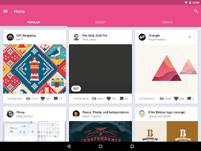 Rippple - A Dribbble client Screenshots 0