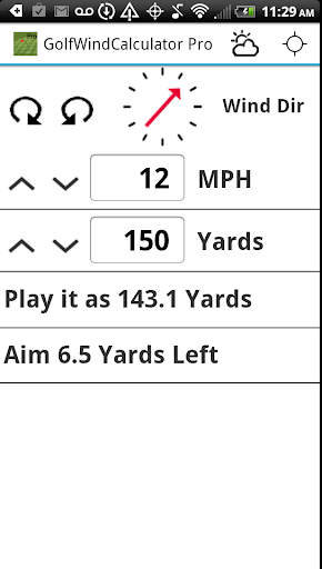 Golf Wind Calculator Pro
