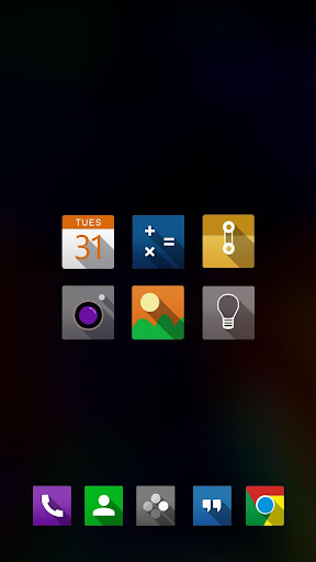 SquareShadowTheme -KK Launcher