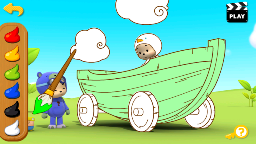 Hutos Coloring Screen 3