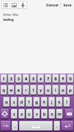 Purple Apple SMART KEYBOARD