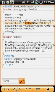 Android Web Editor Lite - screenshot thumbnail