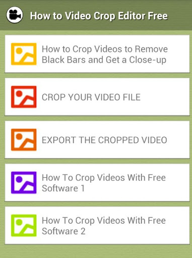 How to Crop Video Movie