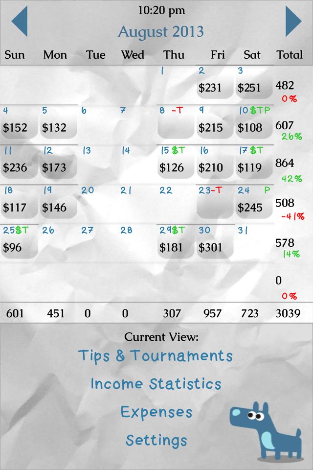 Android application Jix Tips: Poker Dealer Income screenshort