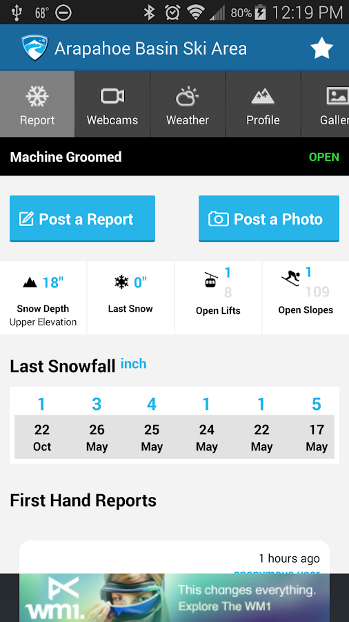 OnTheSnow Ski & Snow Report Android Apps on Google Play