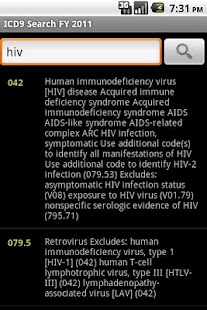 Download ICD-9 Medical Code Search FY11 APK