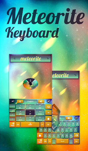 Meteorite Keyboard Theme